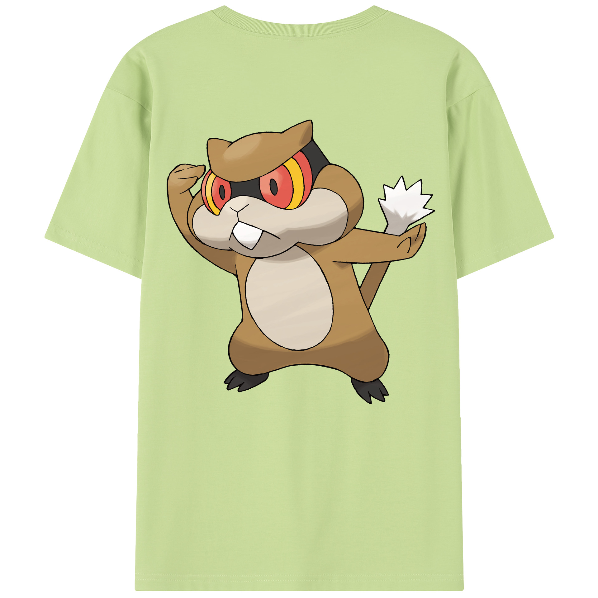 （画像用） ポケットモンスター Pokémon 綿100％半袖Tシャツ（背面プリント）